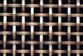 Woven Grilles in Brass and Stainless Steel