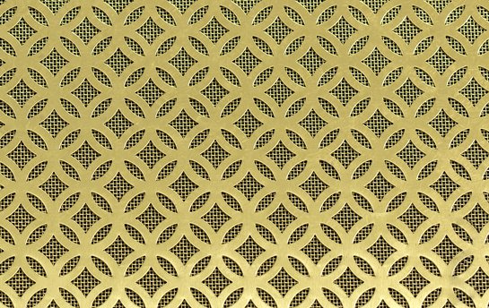 Brass Cabinet Architectural Wire Mesh , Woven Metal Mesh Screen For Kitchen  Cabinetry